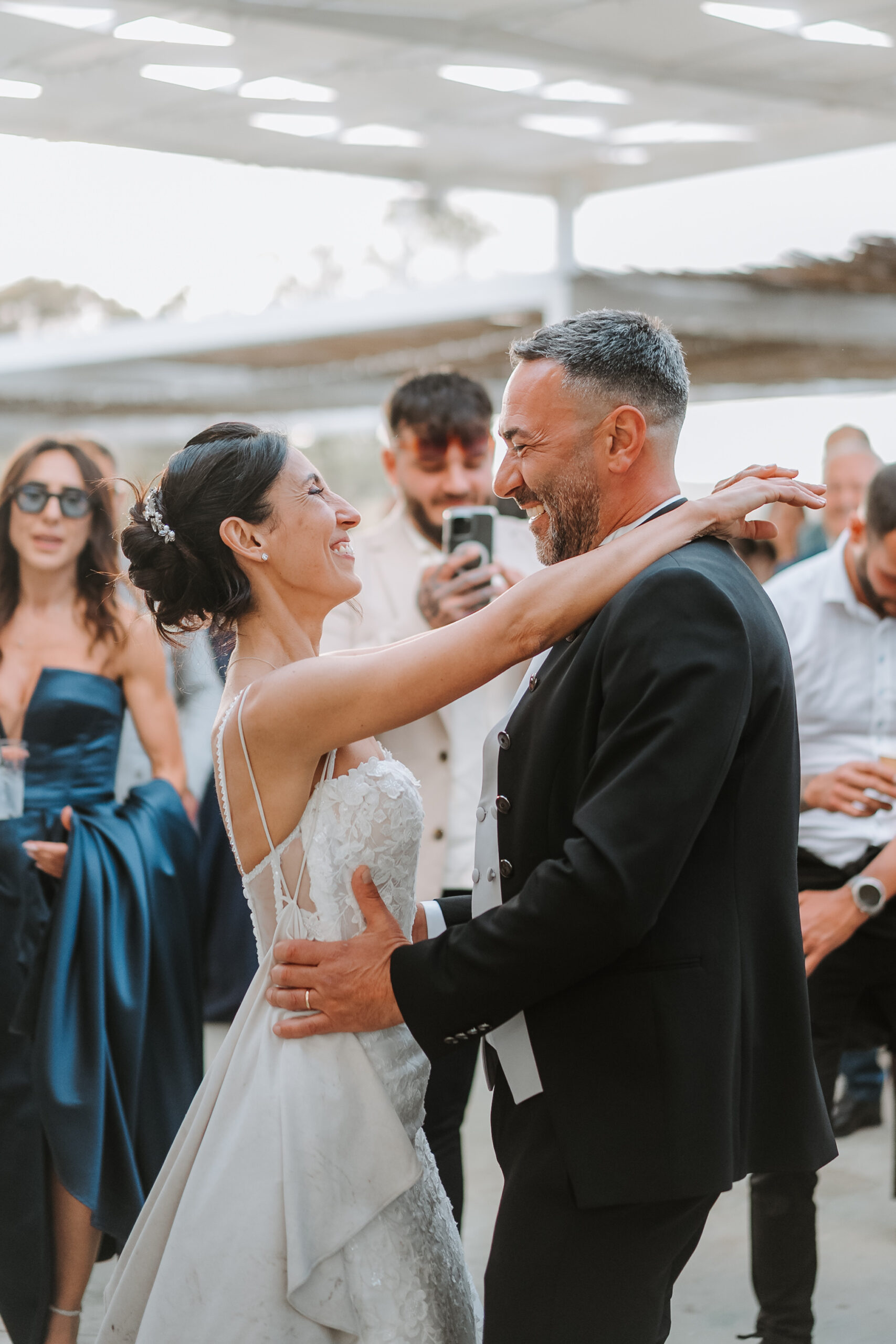 foto spontanea sposi