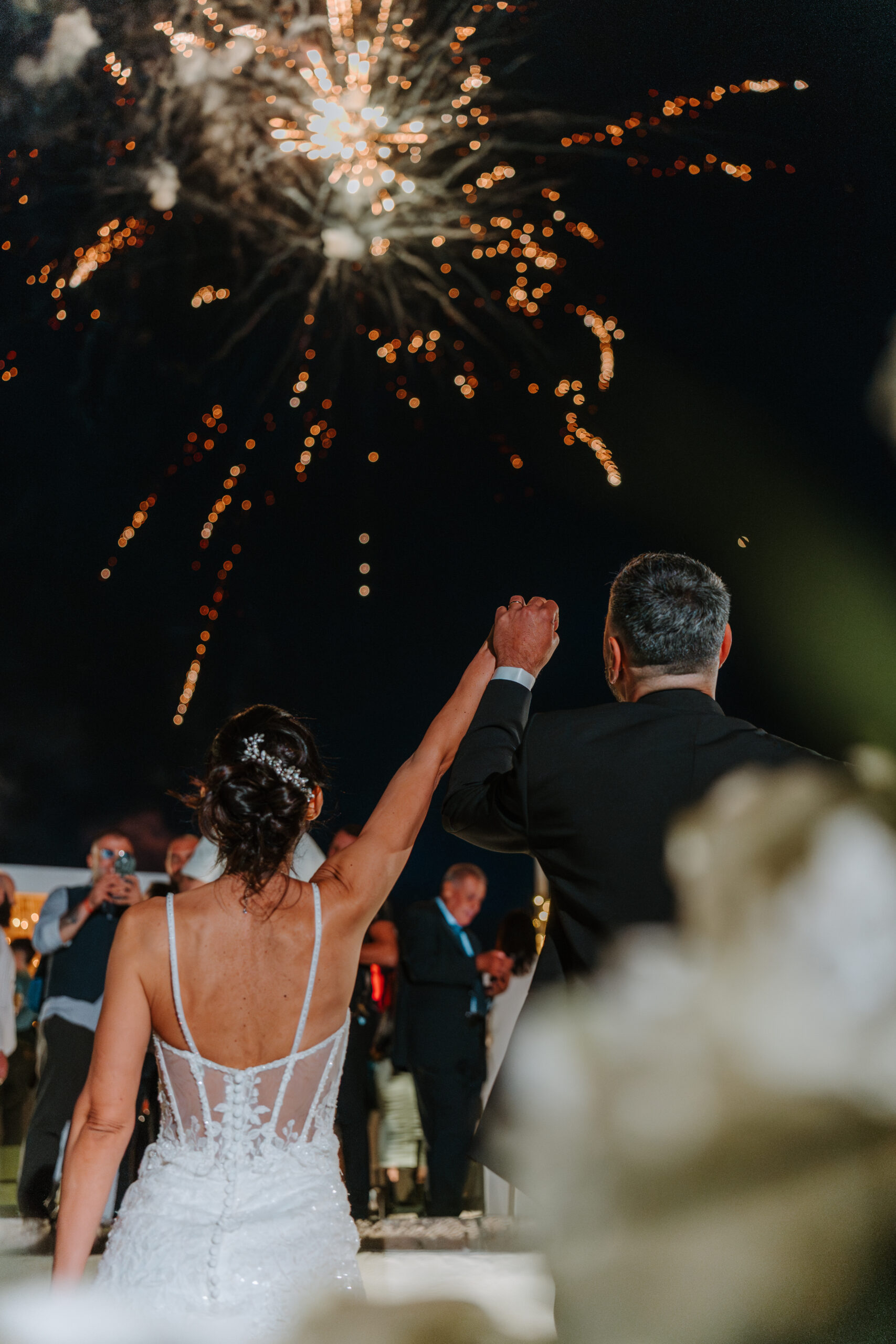 FOTO SPOSI FUOCHI D'ARTIFICIO SARDEGNA SASSARI MESA E ORO