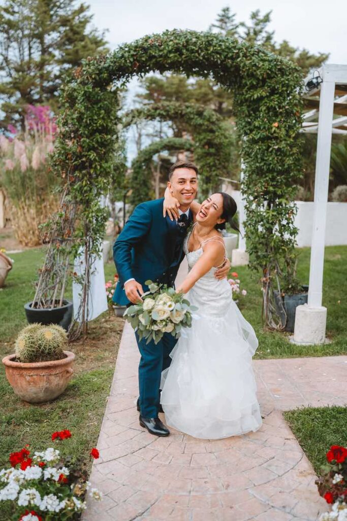 Coppia di sposi a Porto Torres