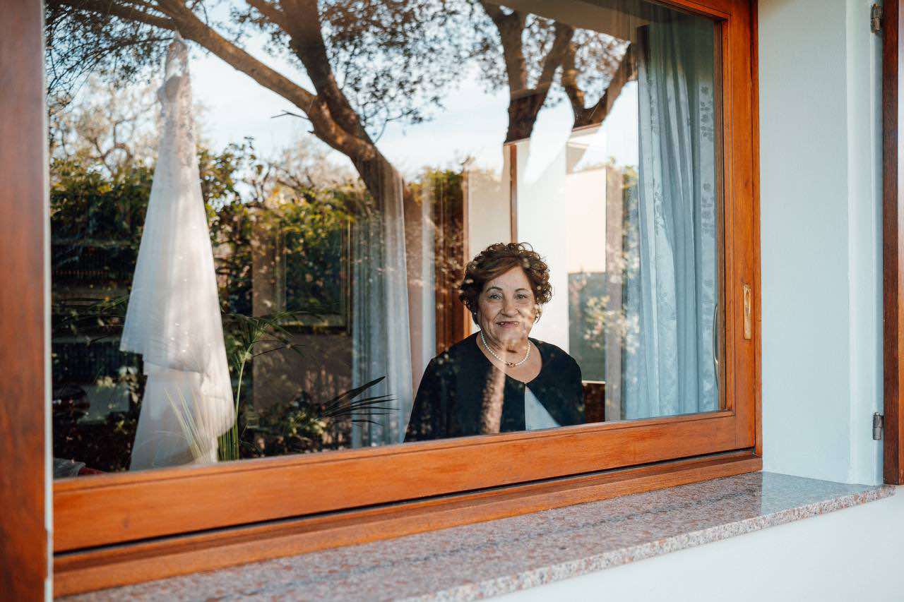 Nonna a un matrimonio nord Sardegna