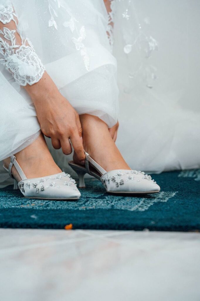 Scarpe bianche sposa