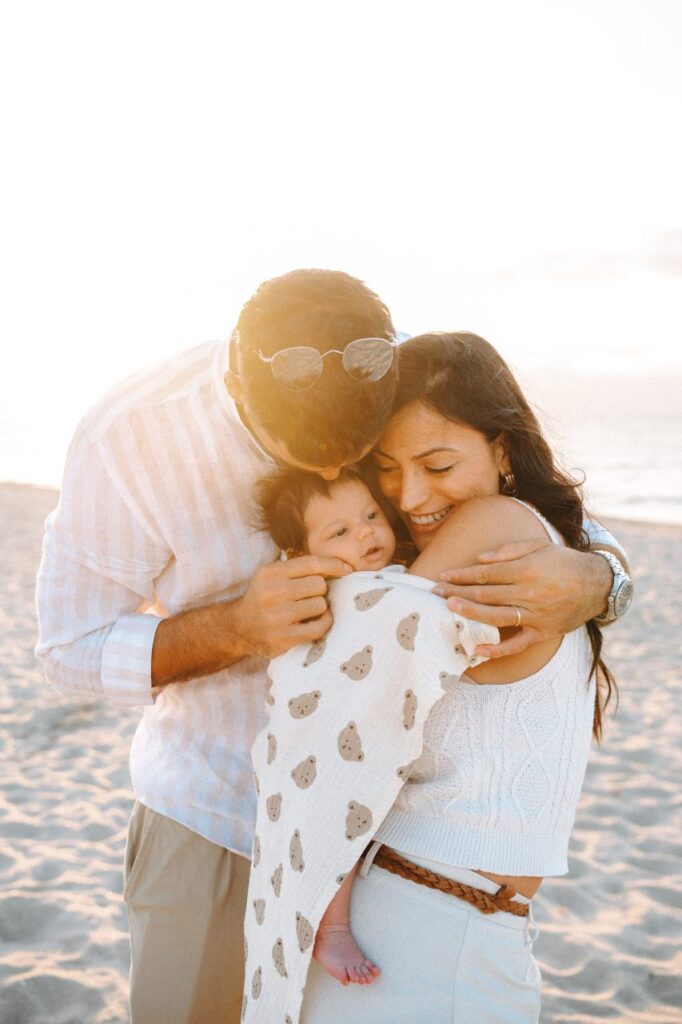 Shooting di famiglia con bambino piccolo